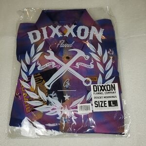 NWT DIXXON Men's Large Desert Mornings Flannel Shirt